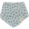 Blue Blossom Muslin Bib
