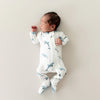 Zippered Footie | Dolphin