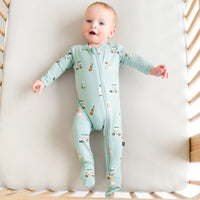 Zippered Footie - Golf