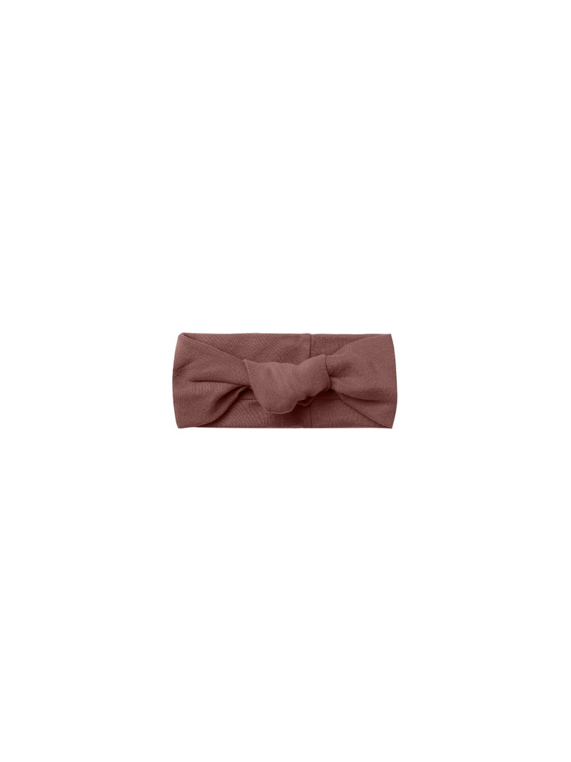 knotted headband - plum