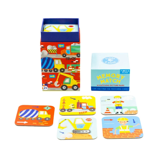 Construction Memory Match - Kids' Brain Game