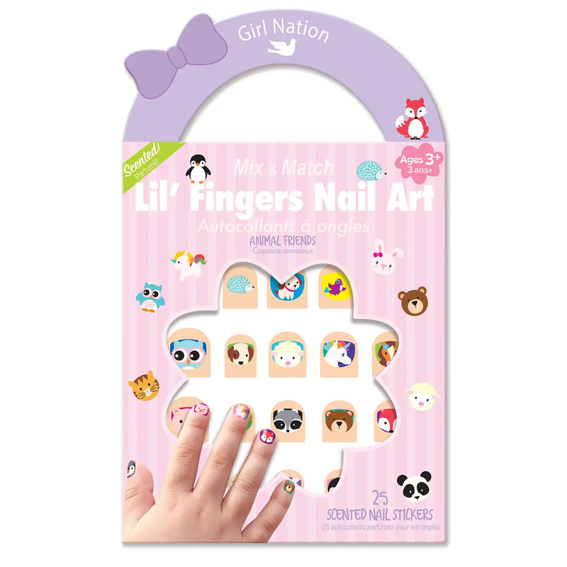 Animal Friends Nail Art