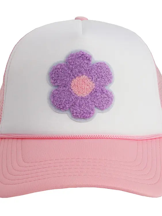 Patch Flower Toddler Trucker Hat
