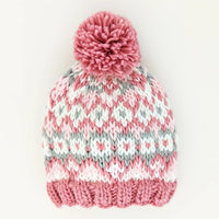 Fairisle Rosy Beanie