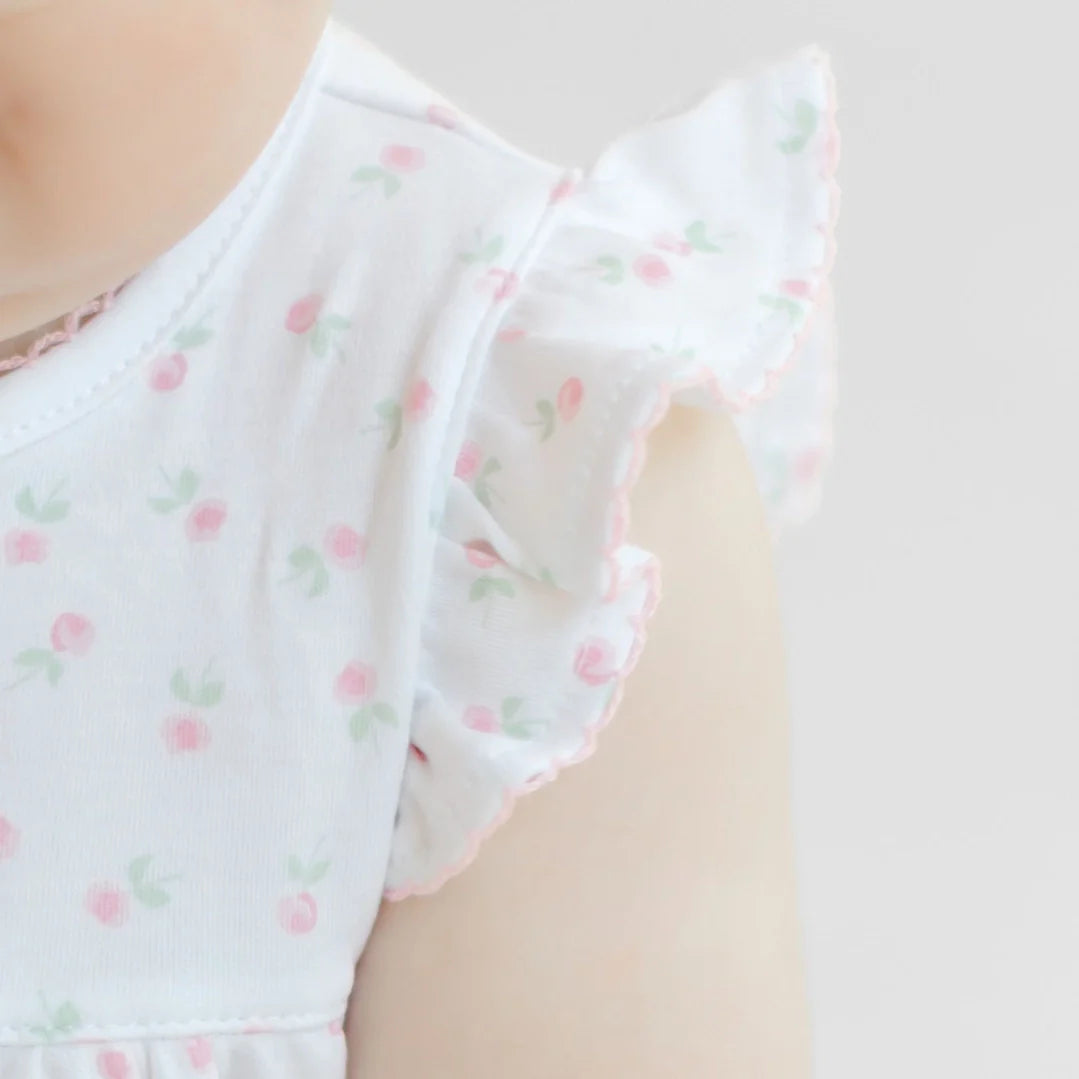 Juliette's Classics Pink Printed Flutters Bubble