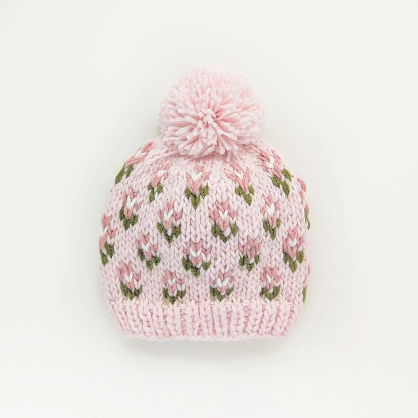 Bitty Blooms Blush Beanie