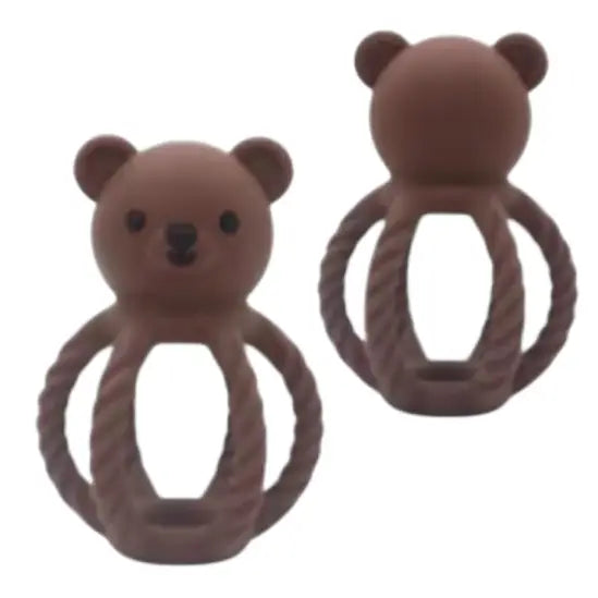 All Silicone Teddy Rattle