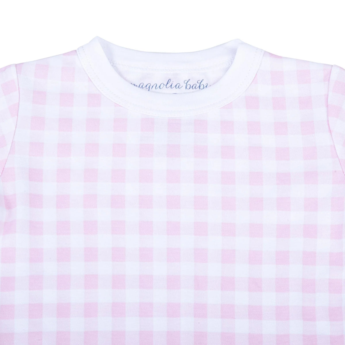 Checks Long Pajamas - Pink
