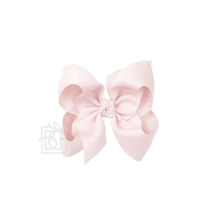 5.5" Signature Grosgrain Bow | Powder Pink