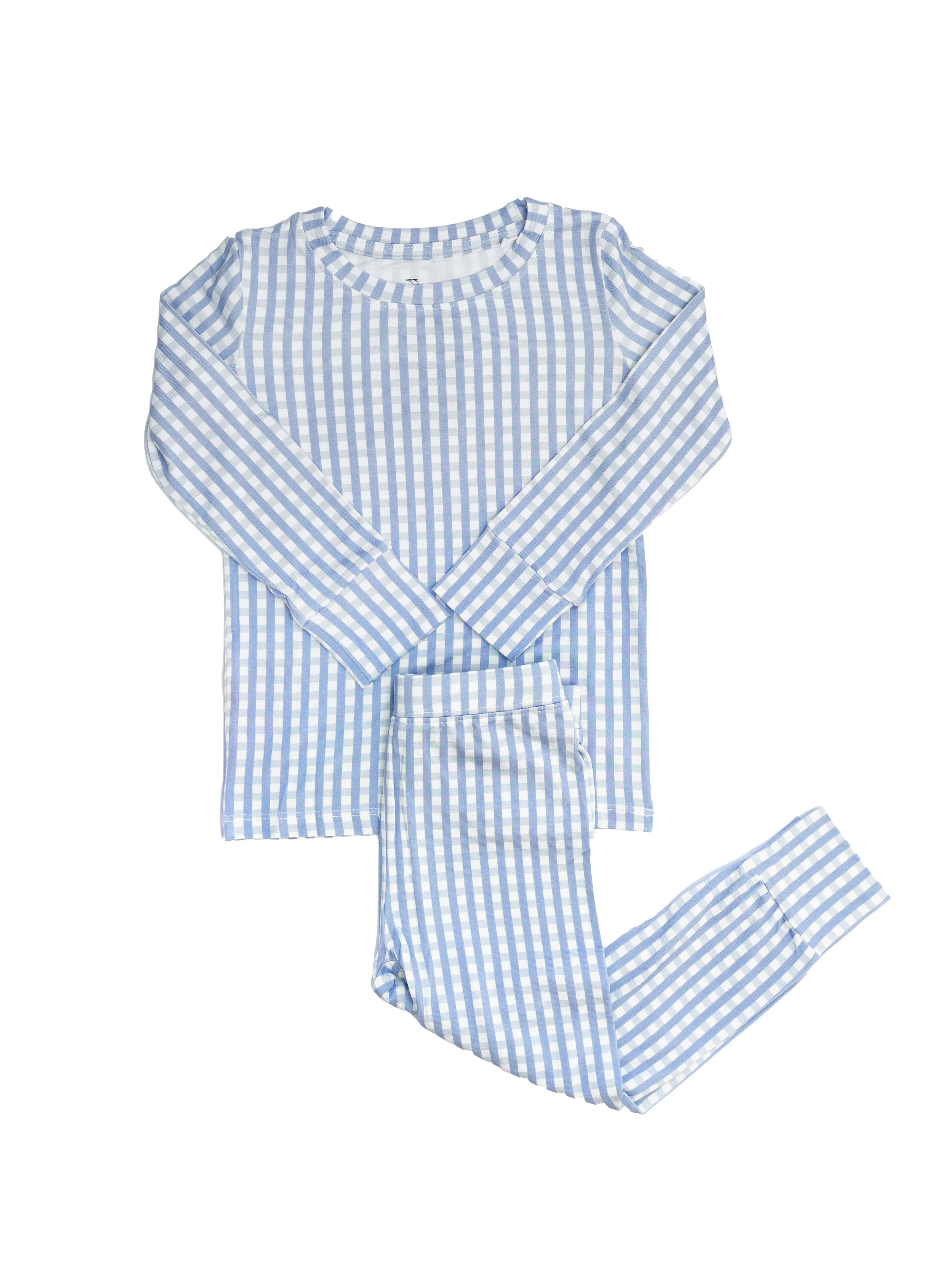 Pajama Set 2 Piece - French Blue Gingham