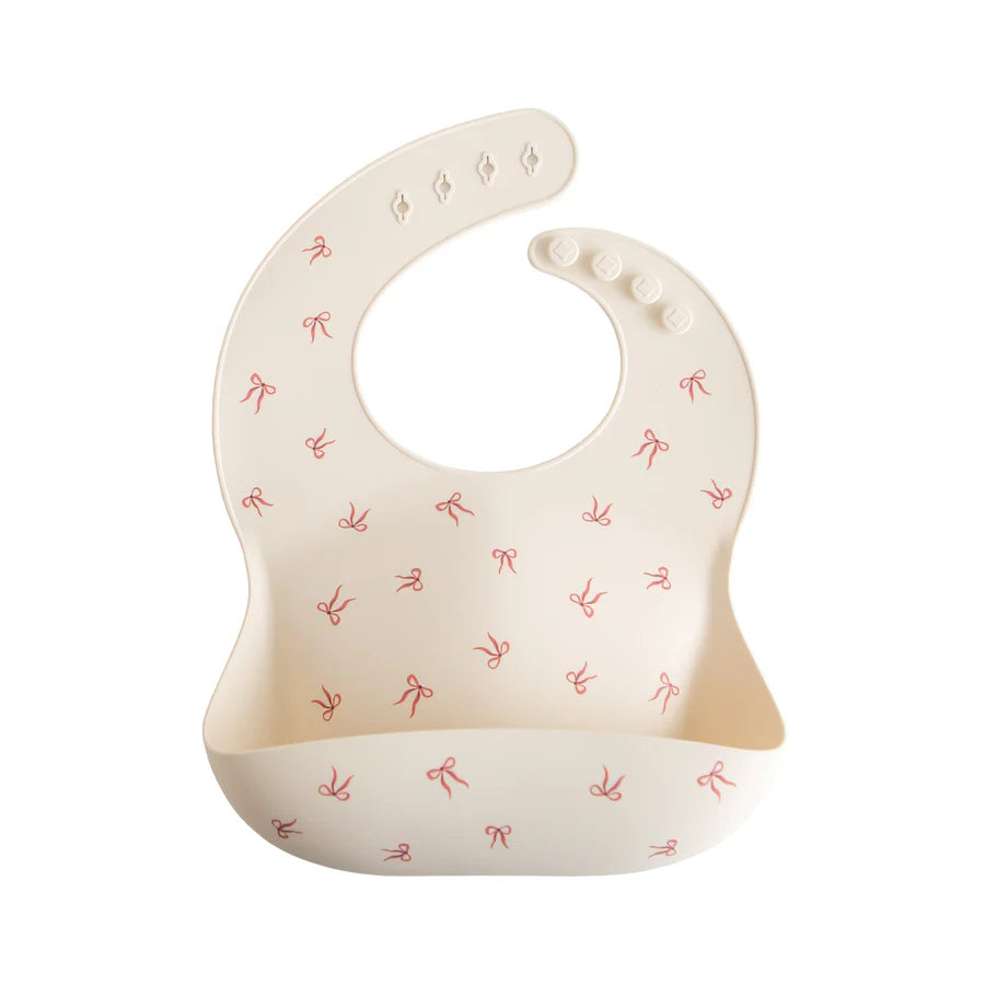 Silicone Baby Bib | Bows