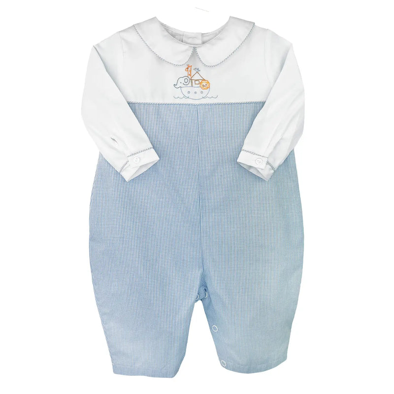 Noah's Ark Embroidered Longall | Blue