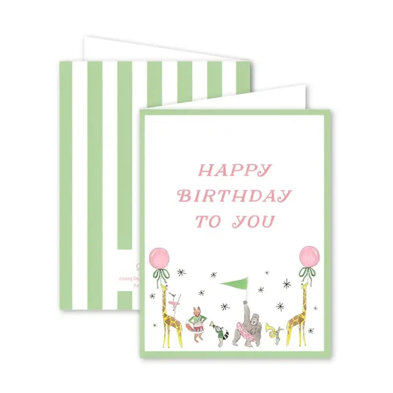 Animal Parade Green Birthday