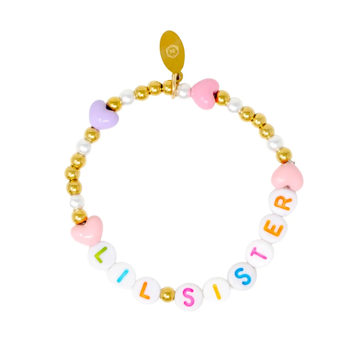 Big Sis/Lil Sis Hearts Bracelet
