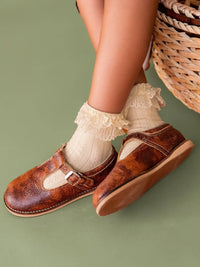 Lace Bobby Socks - Vanilla