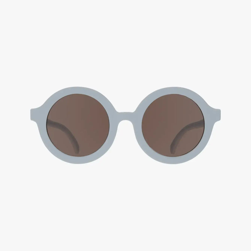 Euro Round Sunglasses - Jet Black