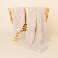 Chenille Blanket - Oatmeal