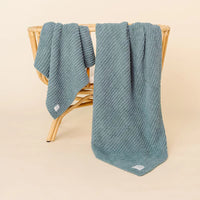 Chenille Blanket - Ocean Blue | Small