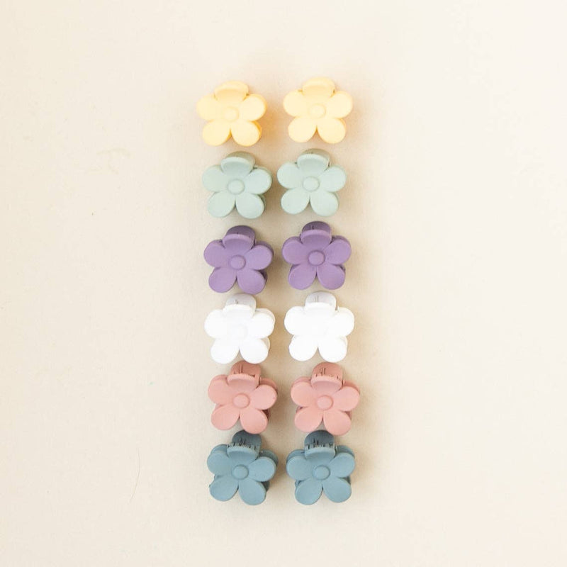 Cornflower Mini Bloom Claw Clip Set