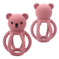 All Silicone Teddy Rattle