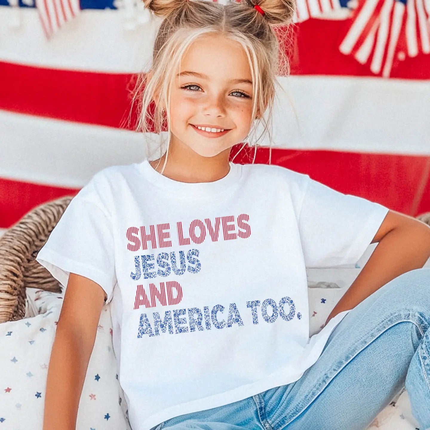 She Loves Jesus and America Too
