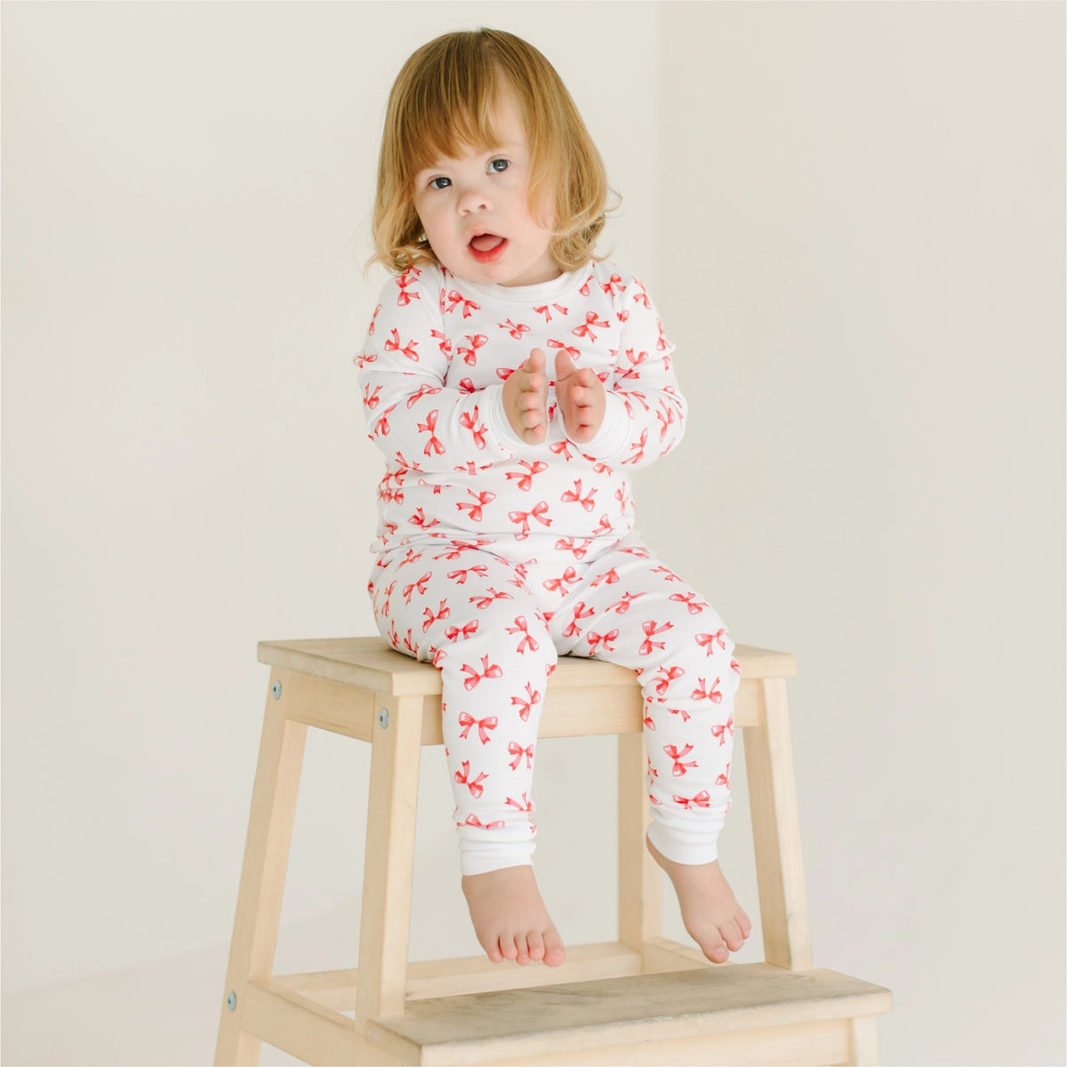 Scarlett Bows Long Pajamas