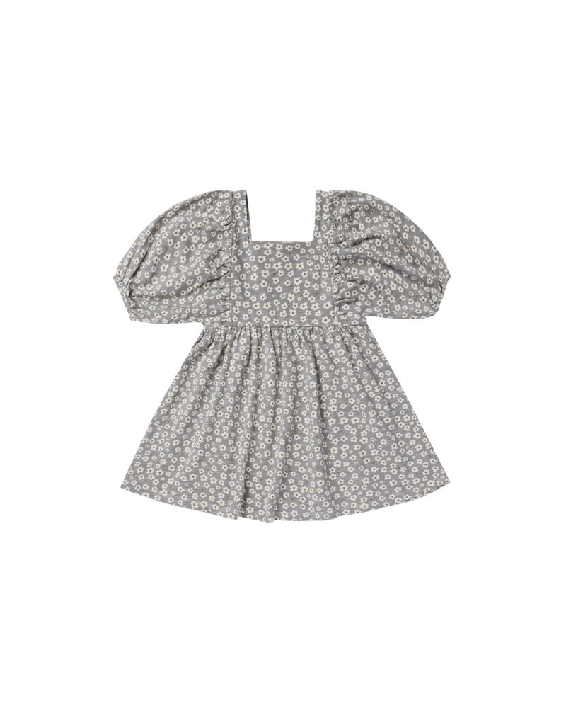 Brea Dress - Blue Ditsy