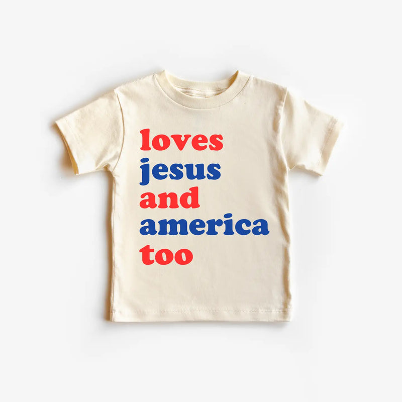 Loves Jesus and America Too Shirt