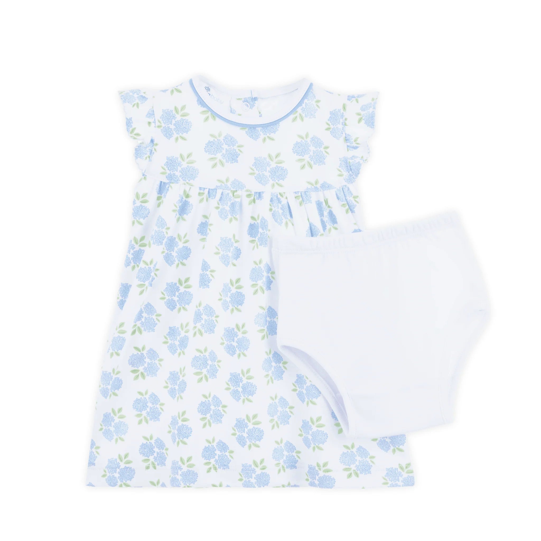Dreamy Hydrangeas Print Dress