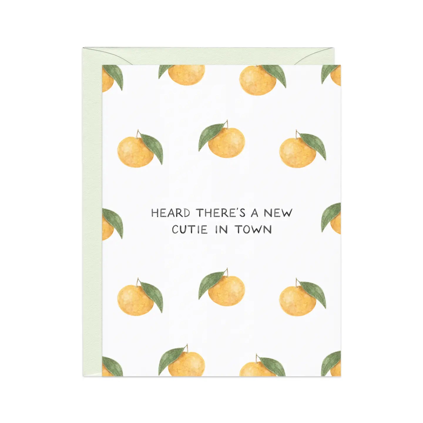 New Cutie in Town Baby Card