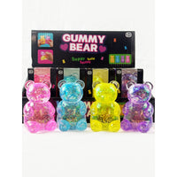 Glittered Gummy Bear Squishy Toy