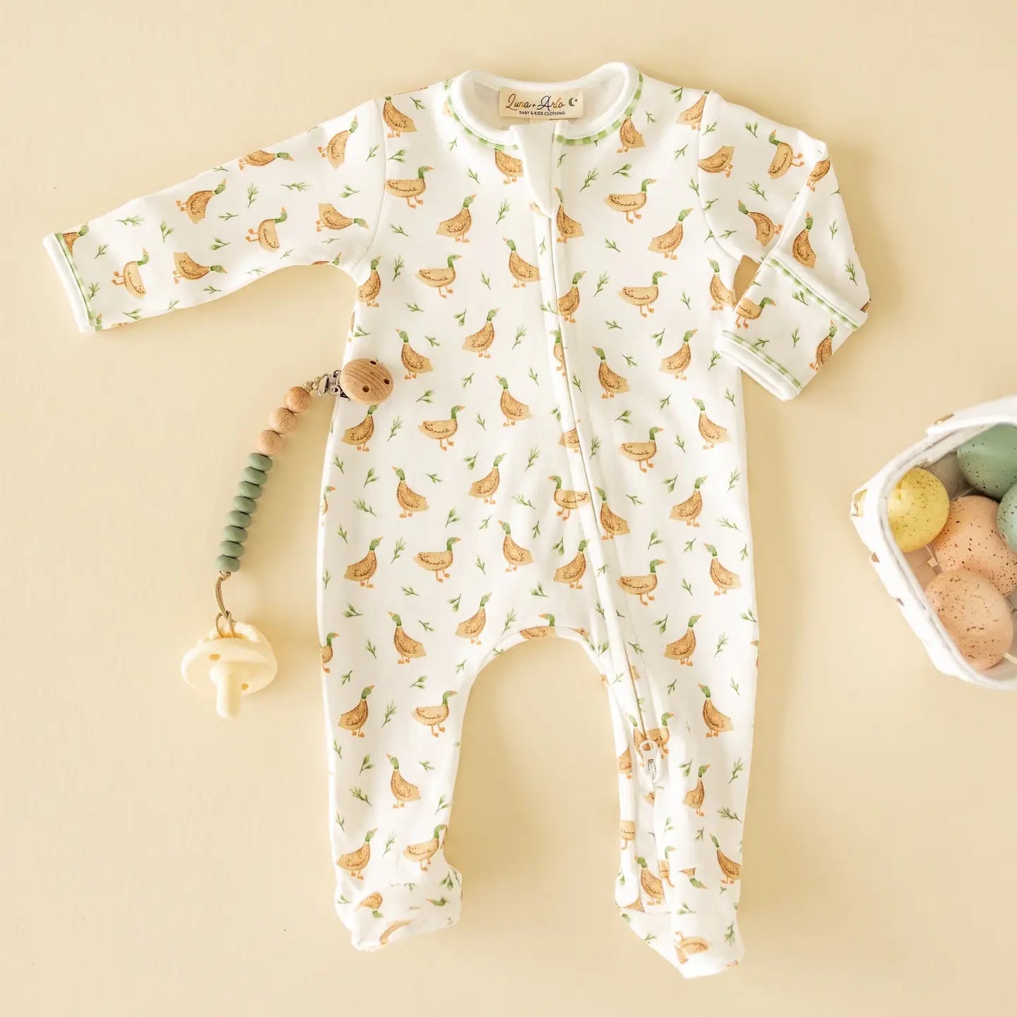 Meadowland Mallards Zip Footie