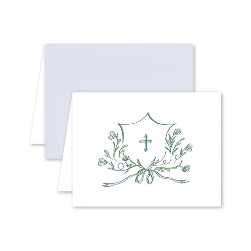 Avonlea Periwinkle Cross