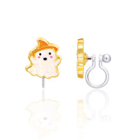 Glitter Ghost | Clip On Earrings