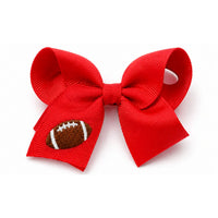 Football Hair Bow