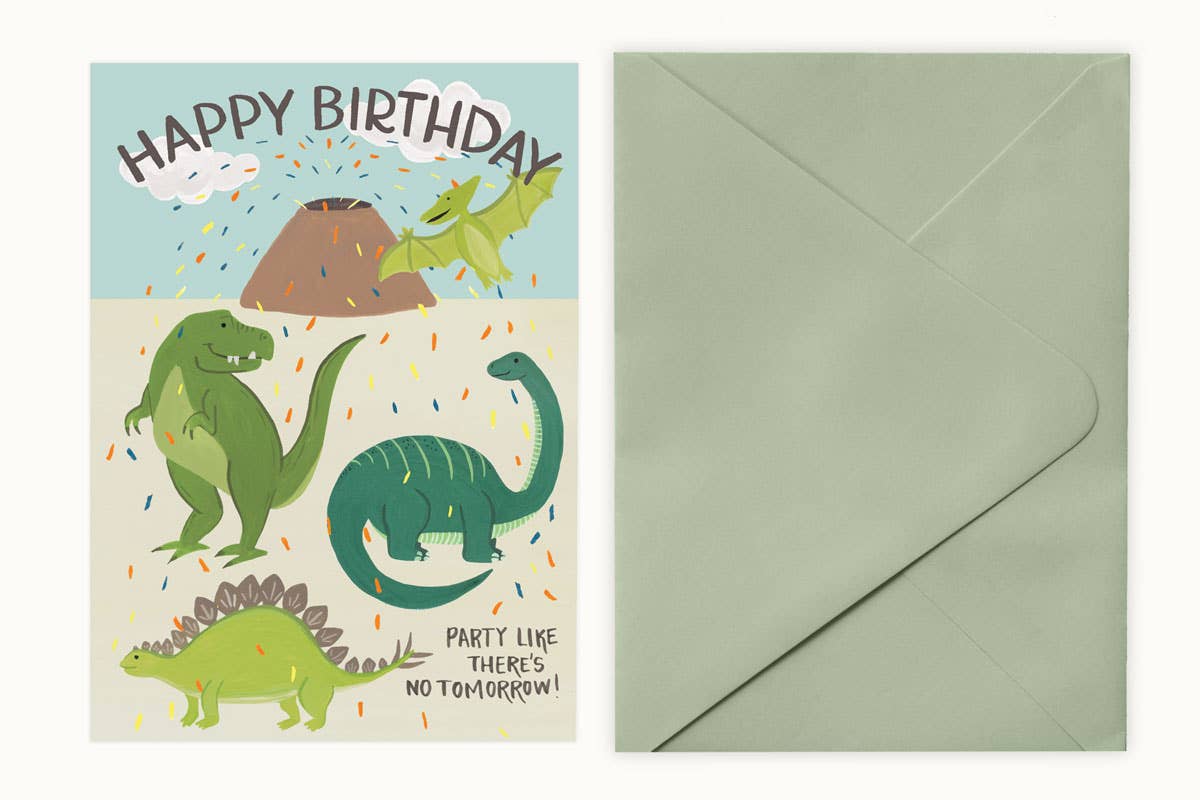 Dinosaur Birthday Card