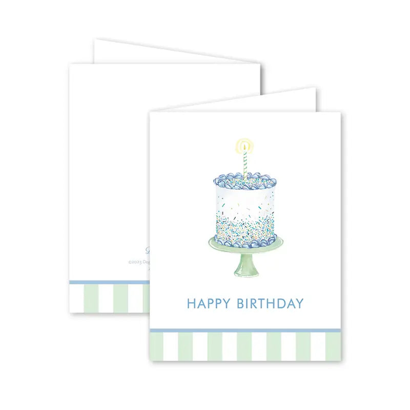 Funfetti Blue Cake Birthday