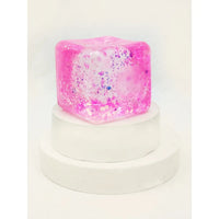 Glitter Ice Cube Squishy Toy