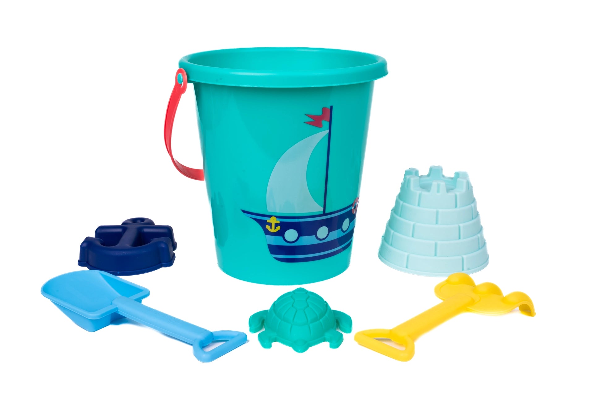 6-Piece Set Ship Sand Bucket Set