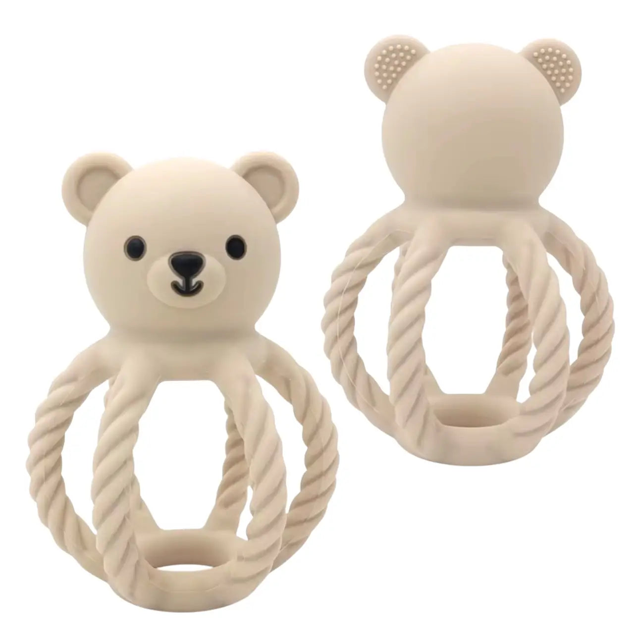 All Silicone Teddy Rattle
