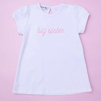 Big Sister Embroidered T-Shirt