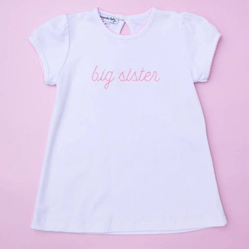 Big Sister Embroidered T-Shirt