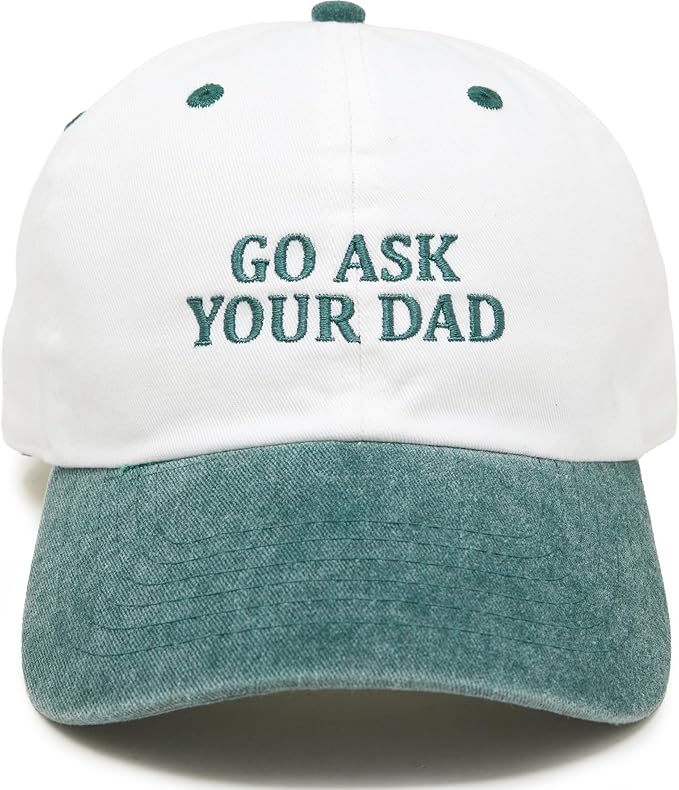 Go Ask Your Dad - Green/Natural