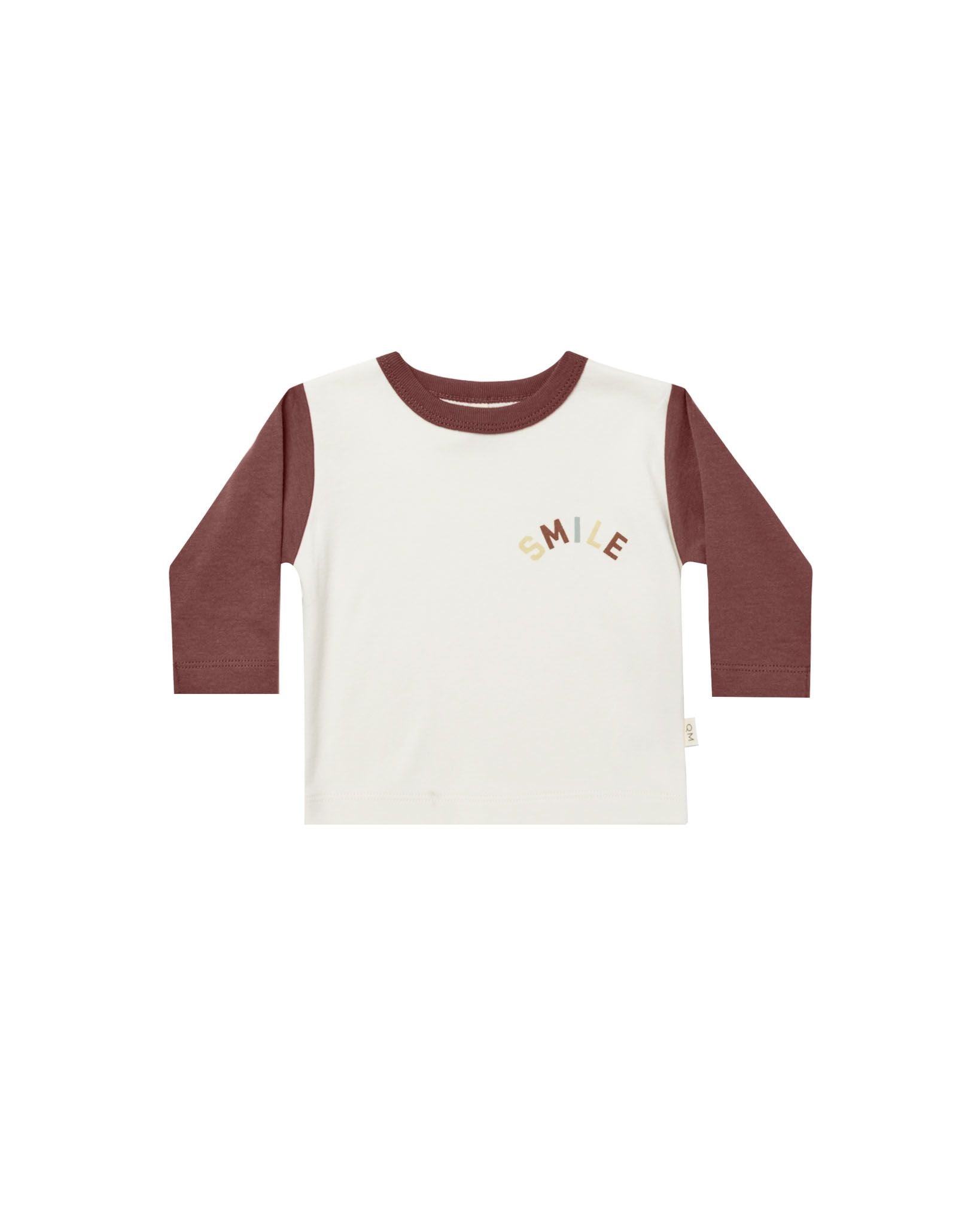 Long Sleeve Pocket Tee - Smile