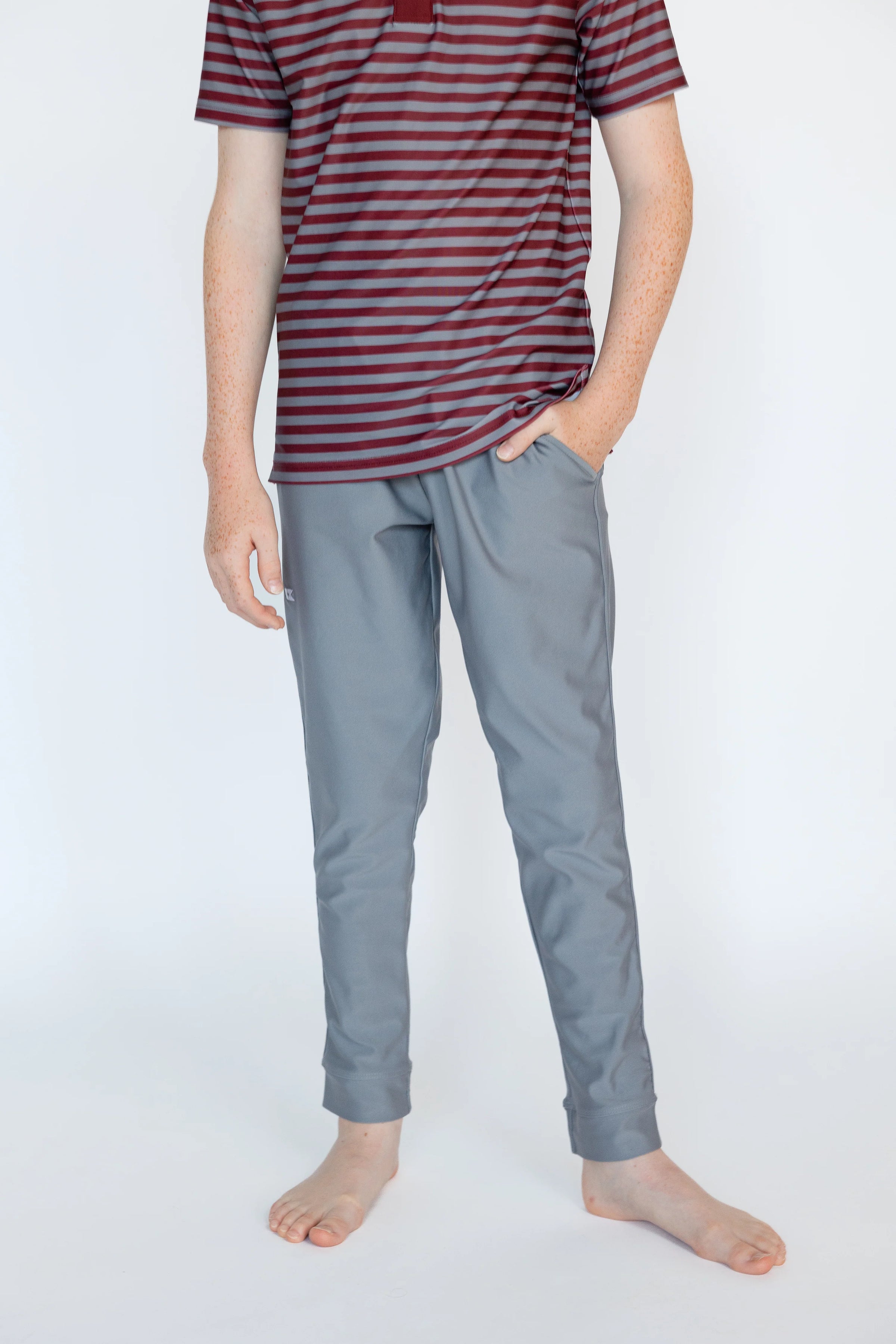 Gray Warm-up Jogger
