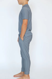 Gray Warm-up Jogger