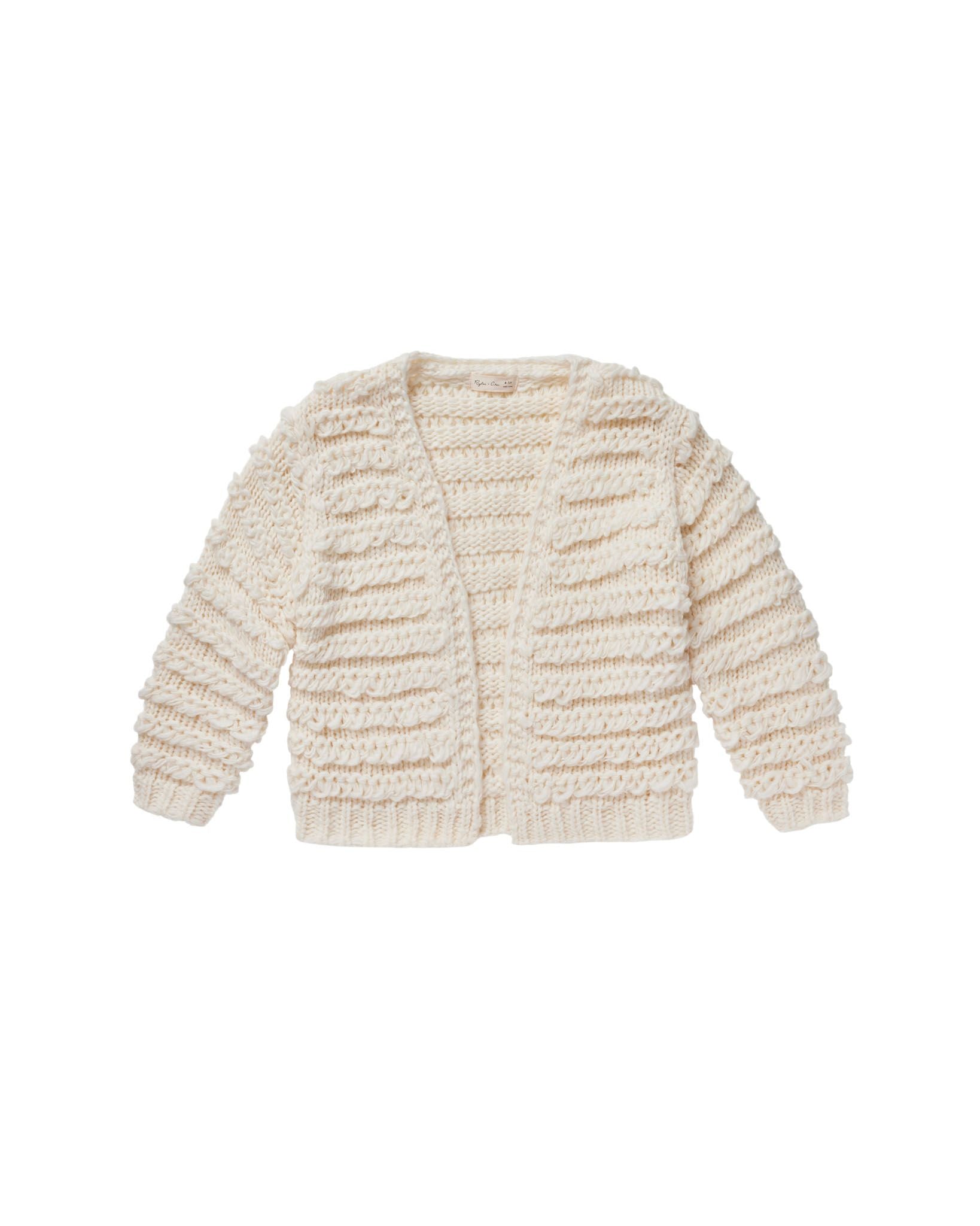 Fringe Cardigan - Natural