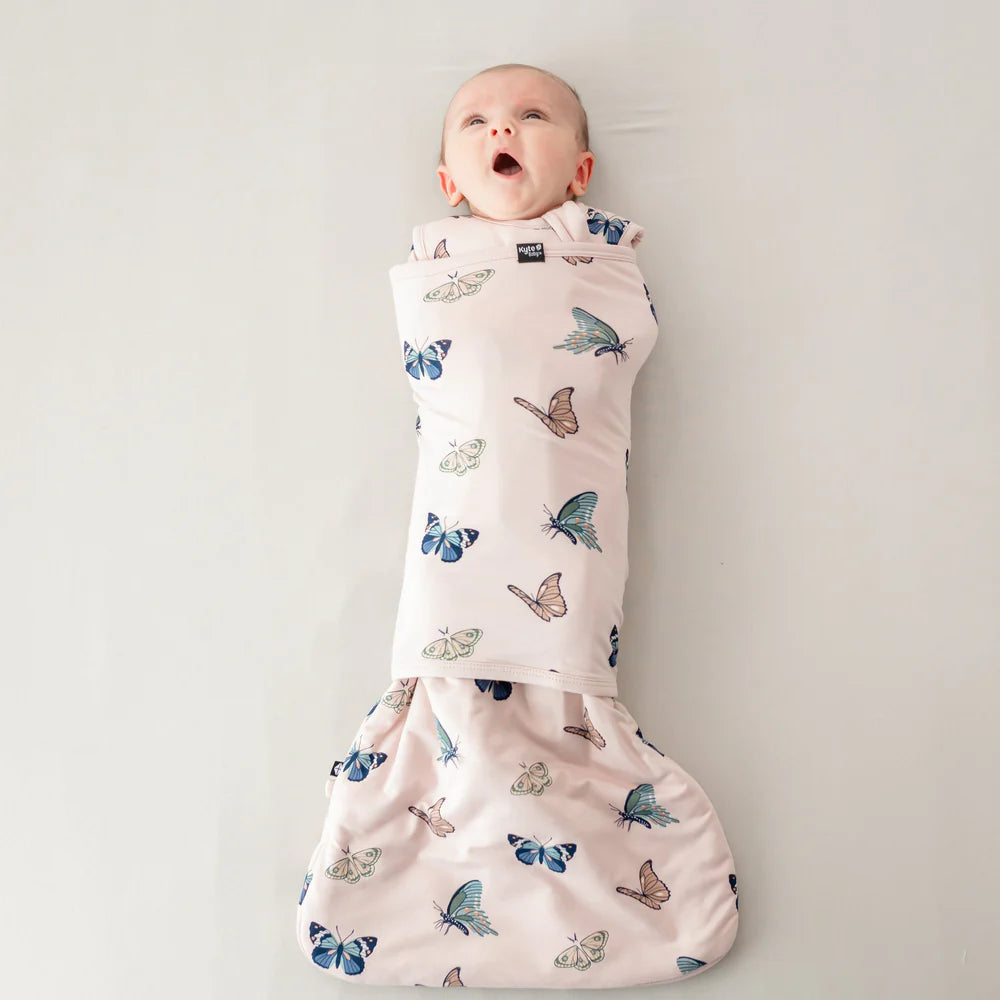 Sleep Bag Swaddler || Blush Butterfly 1.0