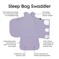 Sleep Bag Swaddler - Taro | XS
