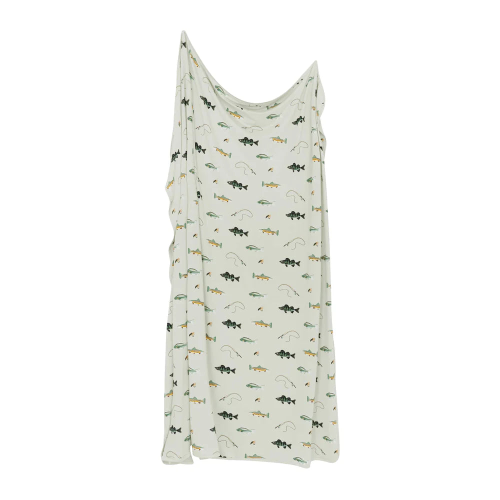 Swaddle Blanket || Fishing